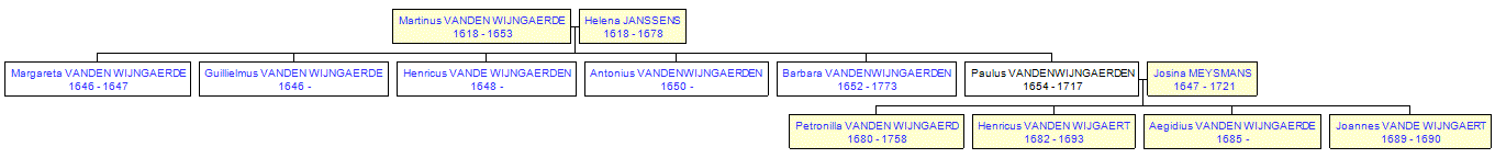 Mini tree diagram